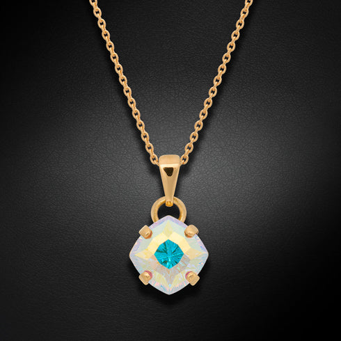 Komplektas "Magical Square (Aurora Borealis)" su Swarovski™ kristalais